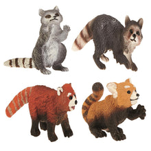 Load image into Gallery viewer, Realistic Forest Animal Figures Raccoon,Badger,Anteater Bear Model Toys Action Figure Educational PVC Toy Figurine Gift For Kid