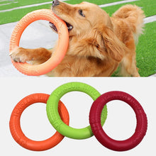 Load image into Gallery viewer, Dog Toys Flying Discs Pet Interactive Training Ring Dog Portable Outdoor for Small Large Dog Chew Toys Pet Motion Tools Products