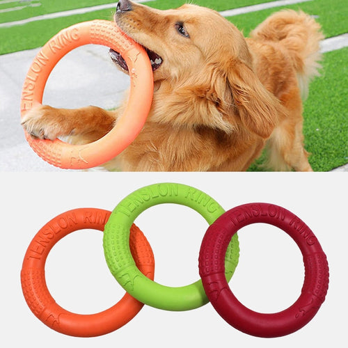 Dog Toys Flying Discs Pet Interactive Training Ring Dog Portable Outdoor for Small Large Dog Chew Toys Pet Motion Tools Products