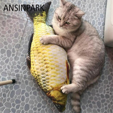 Load image into Gallery viewer, new beautiful artificial pet toy fish plush puppy dog toys cat toys fun pet cat sleeping pillow mint catnip toys 1PCS g666