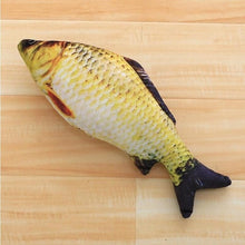 Load image into Gallery viewer, new beautiful artificial pet toy fish plush puppy dog toys cat toys fun pet cat sleeping pillow mint catnip toys 1PCS g666