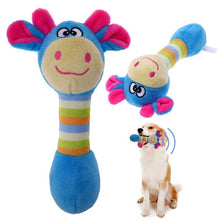 Load image into Gallery viewer, ANSINPARK pet plush dog toys cute pet dog chew toys animals will dog cat puppy toy toot squirrel dog chew squeak M888