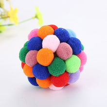 Load image into Gallery viewer, Hot Cat Pet Handmade Interactive Toy Pet Supplies Popular Toy Bells Bouncy Ball 1PC Colorful Elastic Ball Interactive 2018 New