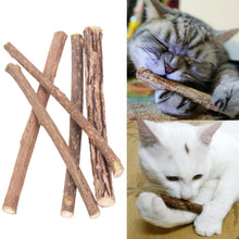Load image into Gallery viewer, 5/10/15/20pcs Pure Natural Catnip Pet Cat Toy Molar Toothpaste Branch Cleaning Teeth Silvervine Cat Snacks Sticks Pet Supplies