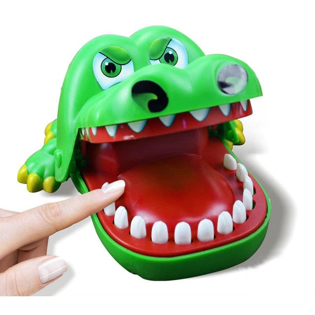 Crocodile Mouth Dentist Bite Finger Game Funny Toy Gift ,Funny Gags Toy For Kids Gift Crocodile Pulling Teeth Bar Games Toys